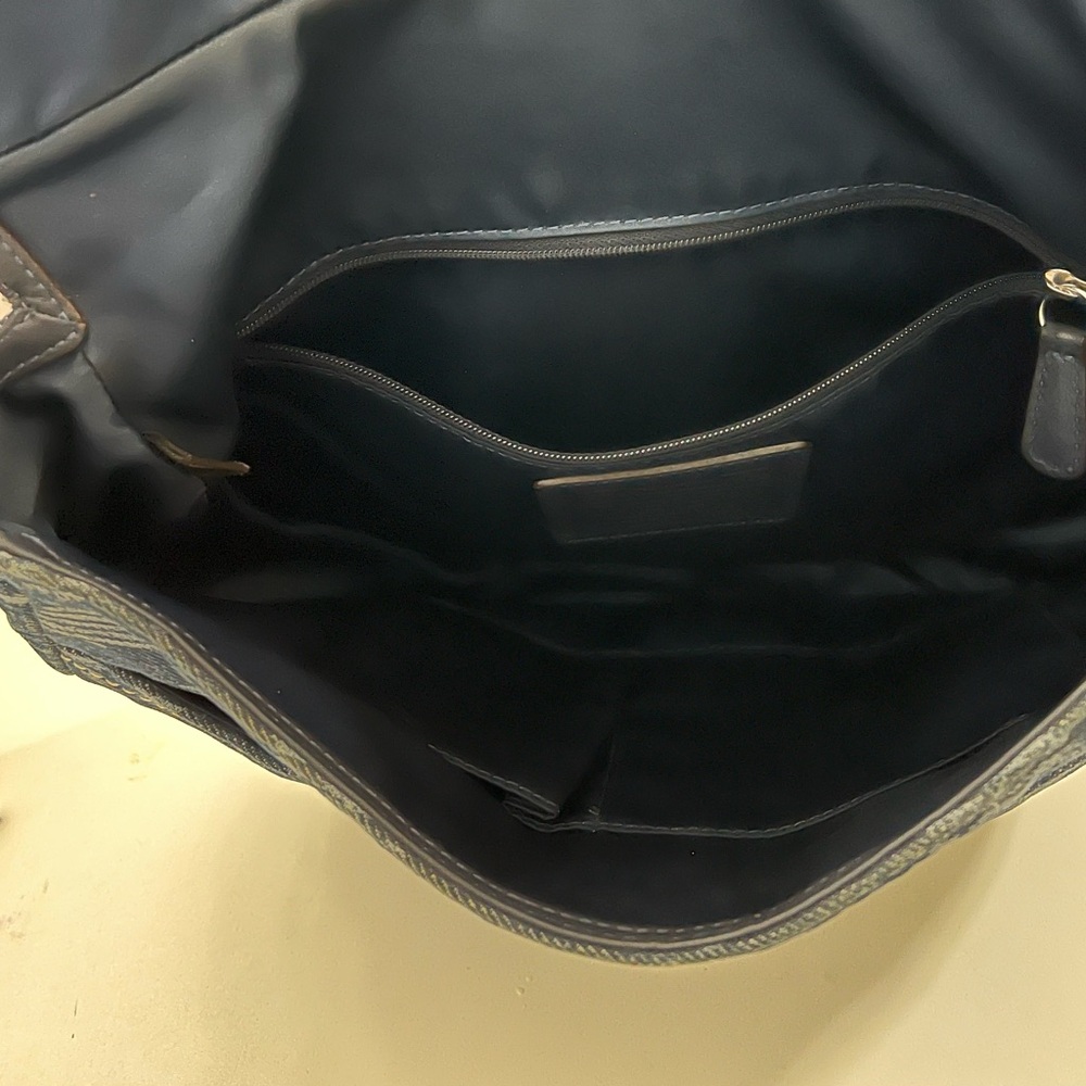 Coach poppy K1169 18991 denim-blue Jean hobo Y2K - Picture 11 of 16